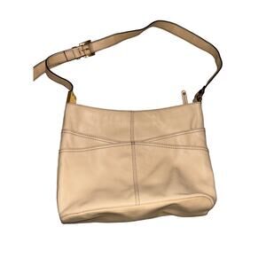 Tignanelllo Pebble Leather Tan Shoulder Bag. Single Strap- EUC
